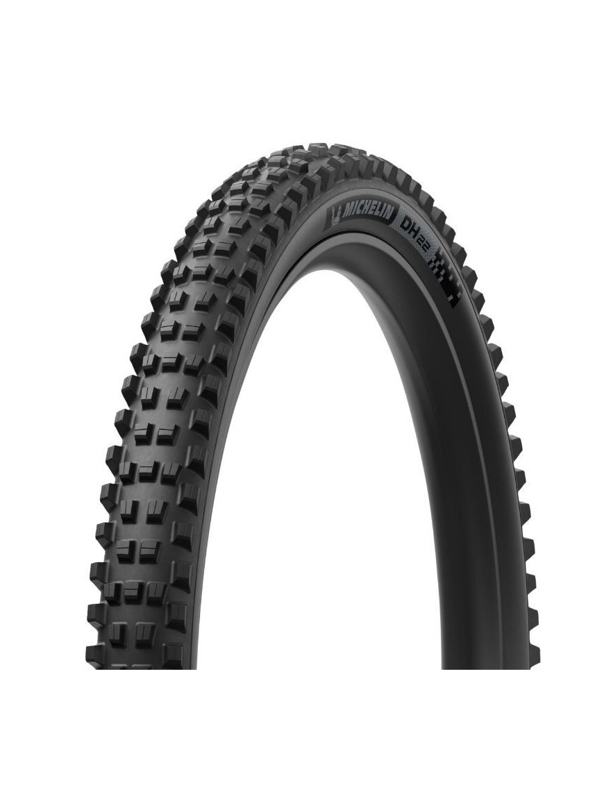 PNEU VTT GRAVITY 27.5 X 2.40 MICHELIN DH22 RACING LINE NOIR STICKERS DARK TUBELESS READY TS (61-584)