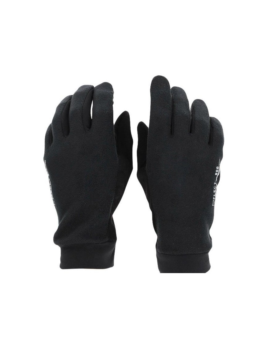 GANTS VELO URBAIN LONG RFLECT R500 POLARTECH NOIR  S-M