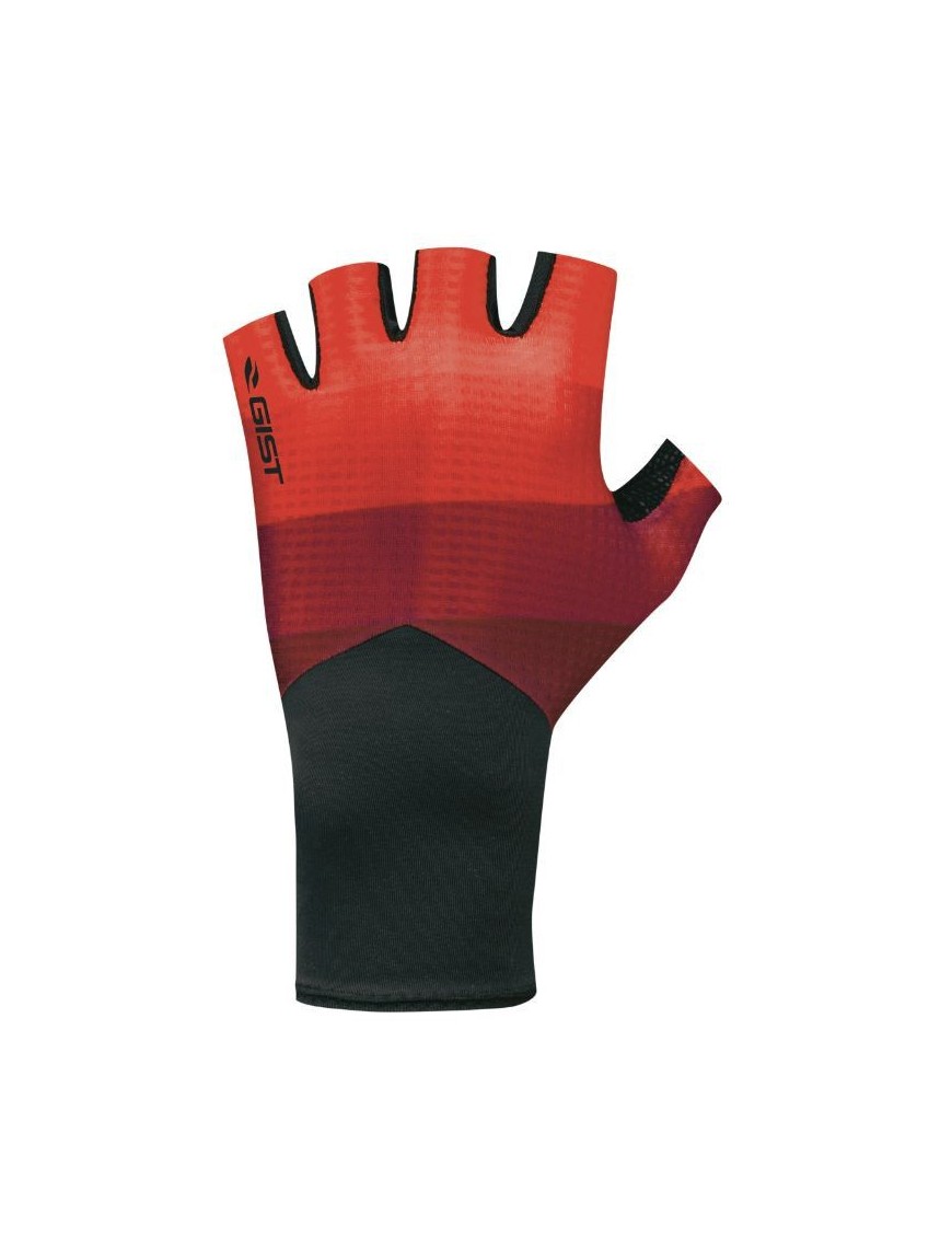 GANTS VELO COURT GIST SPEED NOIR-ROUGE  M (PAIRE SUR CARTE) SANS VELCRO    -5528
