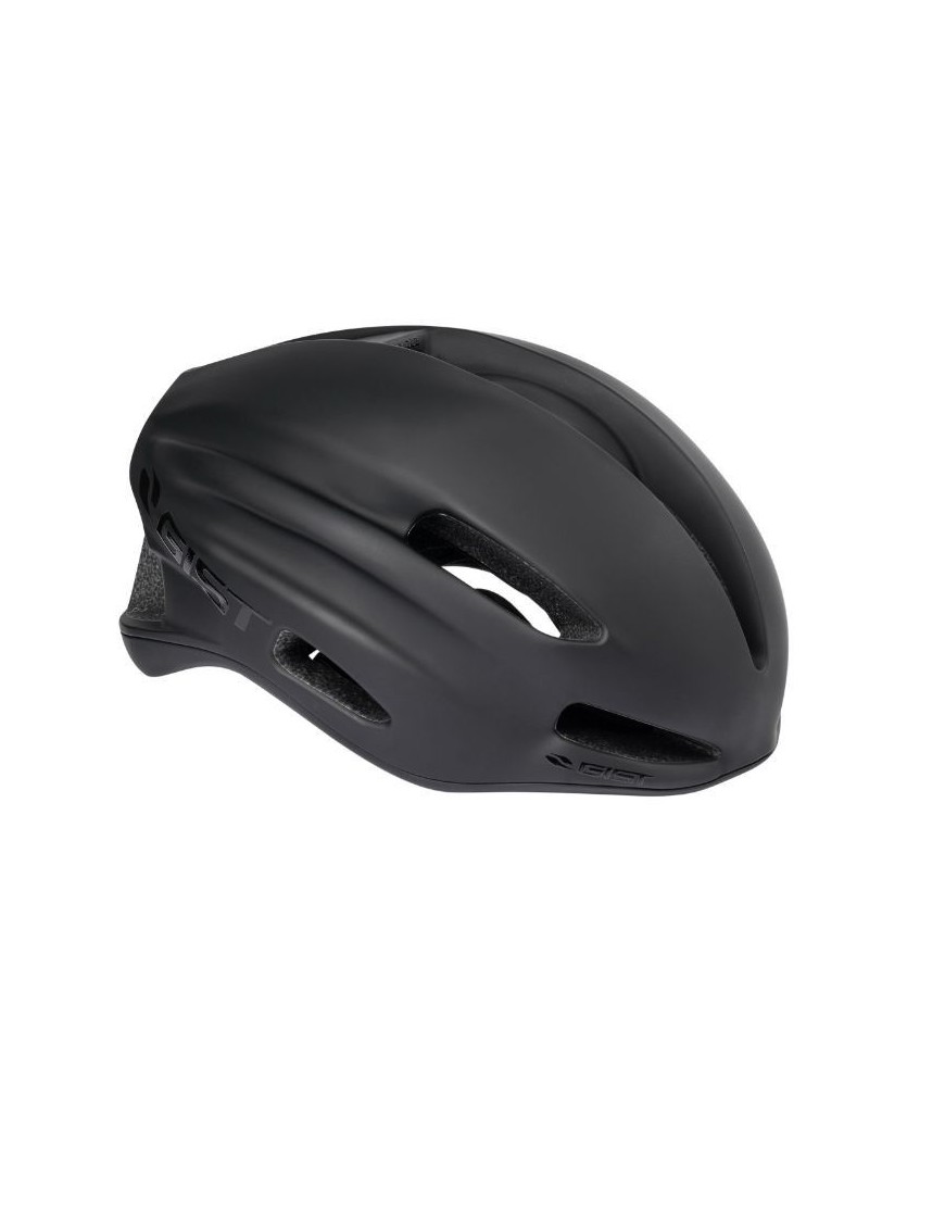 CASQUE VELO ADULTE GIST ROUTE VELOCE NOIR TAILLE 56-62 REGLAGE MOLETTE FERMETURE BOUCLE FIDLOCK MAGNETIQUE (EPS-PC)