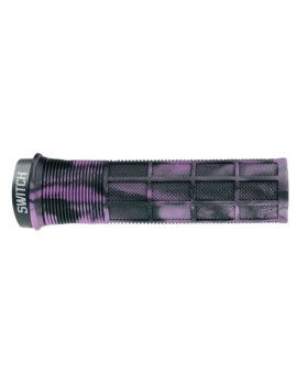 POIGNEE CITY-VTT SWITCH SUPERGRIP LOCK-ON SMOKE VIOLET (PAIRE)