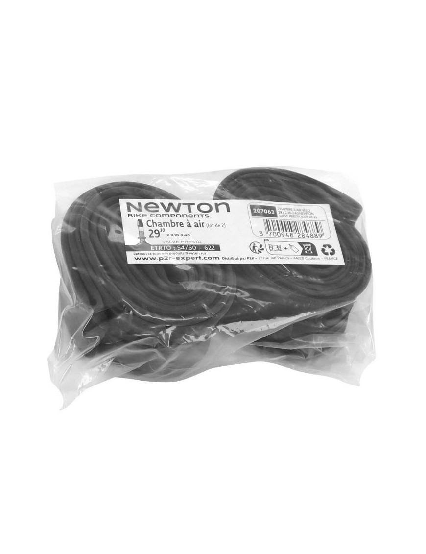 CHAMBRE A AIR VELO 29 x 2.10-2.40 NEWTON VALVE PRESTA (LOT DE 2)