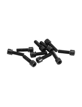 VIS POTENCE TETE CONIQUE M5x18mm NOIR (KIT DE 10 VIS)