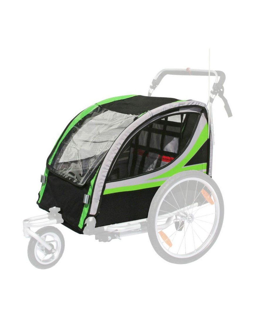 BACHE POUR REMORQUE ENFANT 137793 - PARTIE FIXE ARRIERE + AVANT + LATERALE
