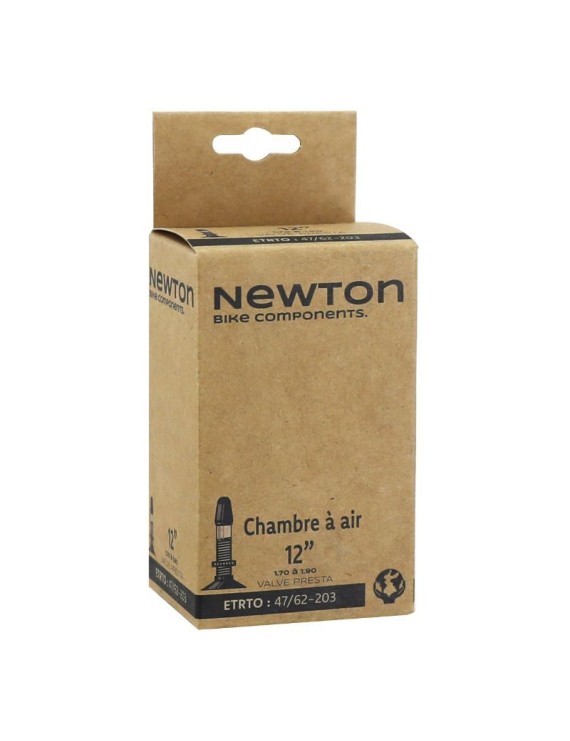 CHAMBRE A AIR VELO 12 x 1.7-1.9 (1-2 x 1.75-2 1-4) NEWTON VALVE PRESTA