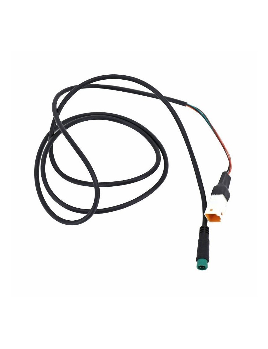 CABLE AFFICHAGE DISPLAY MOTEUR BAFANG CONNECTIQUE 5 PINS UART 1.25m COMPATIBLE LEADER FOX