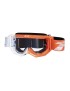 MASQUE-LUNETTES CROSS PROGRIP 3300 TR VISION BLANC-ORANGE FLUO ECRAN TRANSPARENT ANTI-RAYURES-ANTI U.V.-ANTI-BUEE (HOMOLOGUE CE