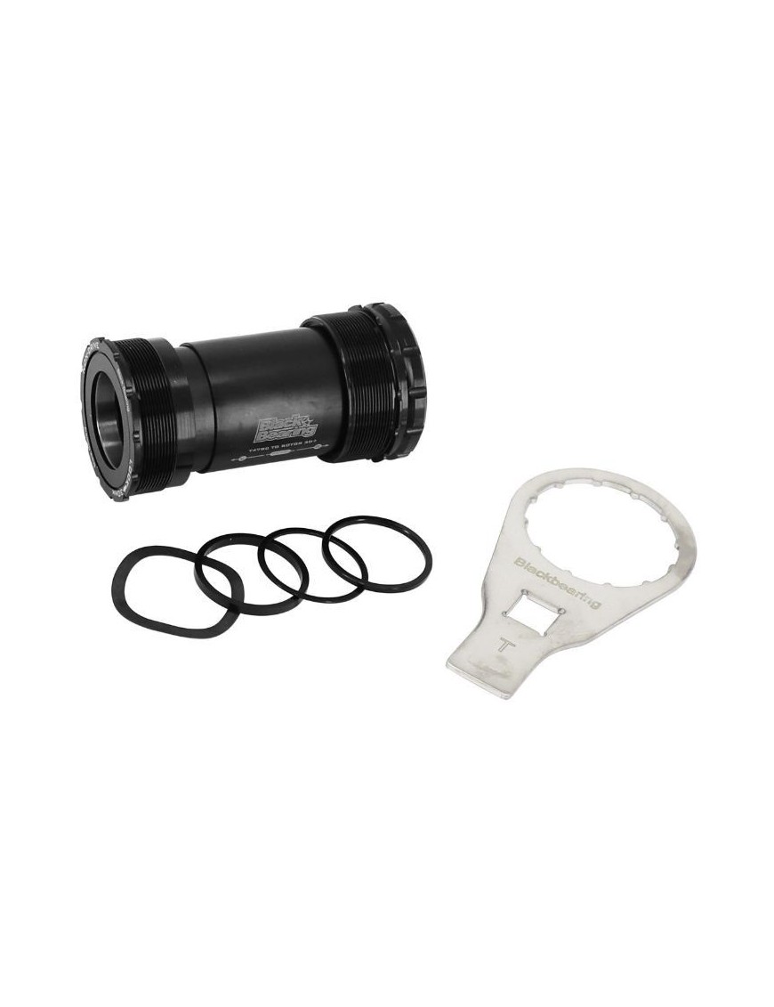 CUVETTE INTEGRE BOITIER FILETE ROUTE VTT BLACKBEARING DIAM 47mm (BOITE DE 77mm) ANGLAIS - BSC - 1,37x24 AXE 30mm