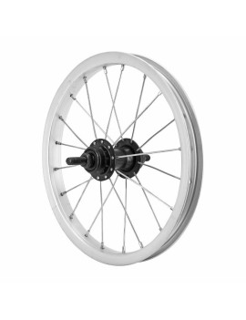 ROUE CITY 14" x 1.75 ALU ARRIERE MOY ACIER AXE PLEIN ROUE LIBRE 1V.