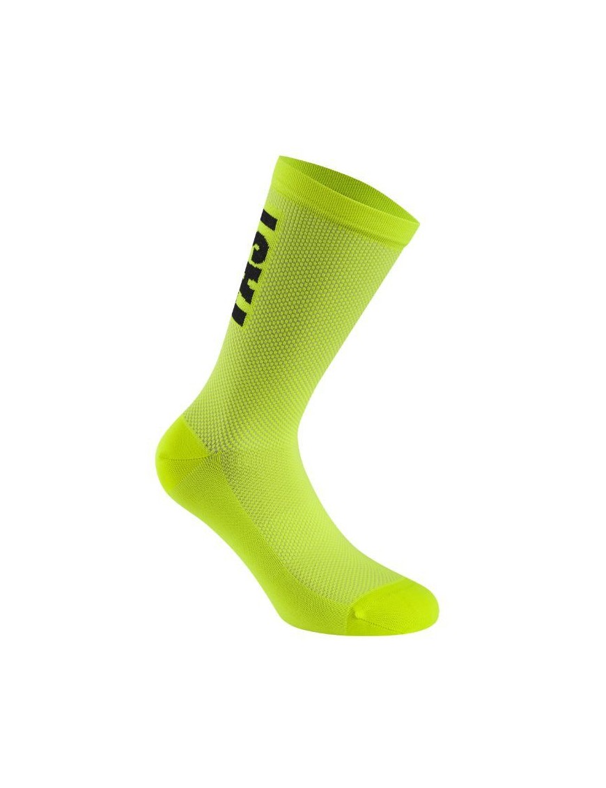 CHAUSSETTES-SOCQUETTES ETE GIST RIDE FAST JAUNE FLUO 44-47  ANTIBACTERIEN - HAUTEUR 22CM (PAIRE) -5875