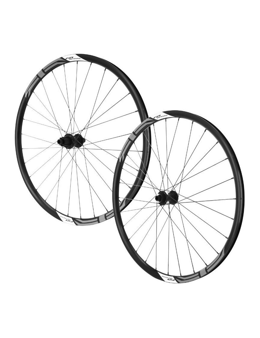 ROUES GRAVEL 700 FIR GALAXIUM DISQUE CENTERLOCK ALU NOIR CASSETTE CAMPAGNOLO EKAR 13V. AXE TRAVERSANT 12-100 ET 12-142 HAUTEUR-