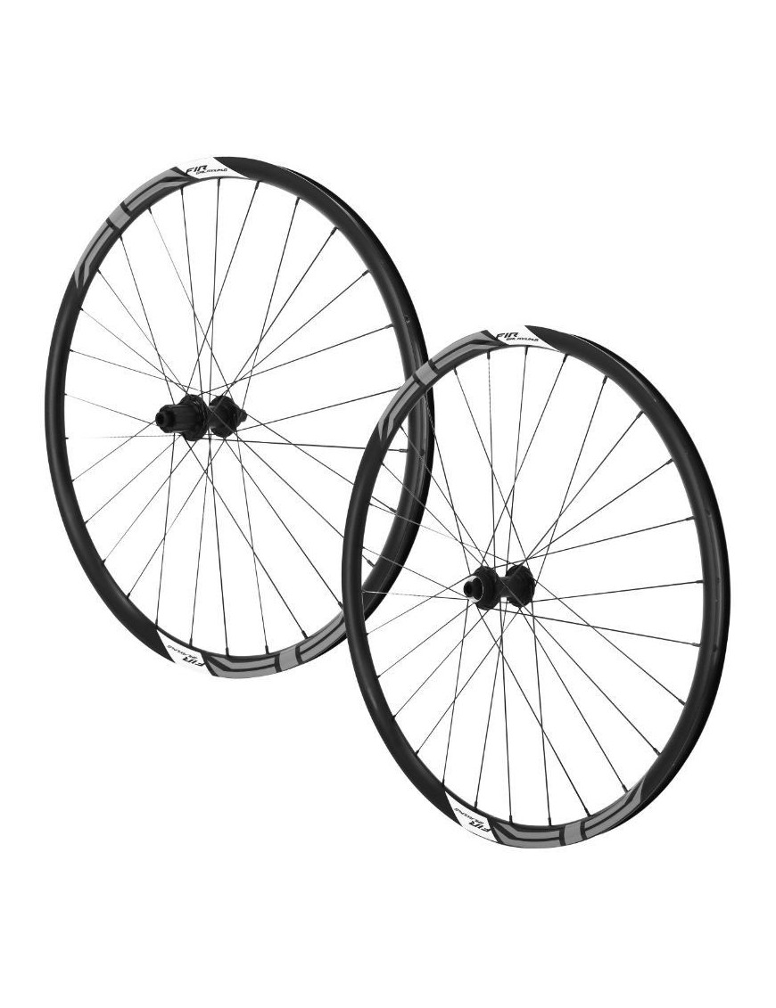 ROUES GRAVEL 700 FIR GALAXIUM DISQUE CENTERLOCK ALU NOIR CASSETTE SHIMANO SH 11-10V. AXE TRAVERSANT 12-100 ET 12-142 HAUTEUR-PR