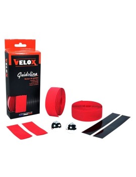 RUBAN DE GUIDON - CINTRE VELOX MAXI CORK ROUGE  - GUIDOLINE