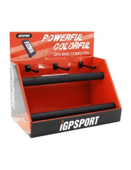 PRESENTOIR COMPTEUR IGPSPORT ROUGE POUR COMPTOIR