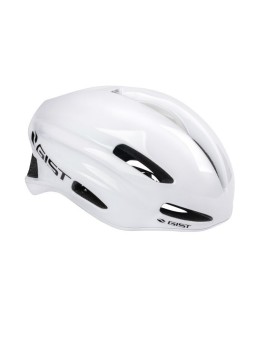 CASQUE VELO ADULTE GIST URBAIN VELOCE BLANC TAILLE 56-62 REGLAGE MOLETTE FERMETURE BOUCLE FIDLOCK MAGNETIQUE (EPS-PC)