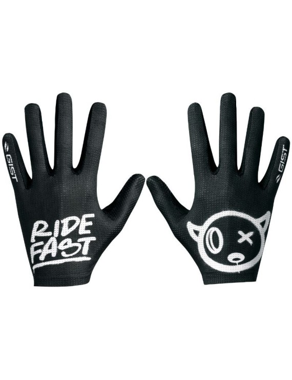 GANTS VELO VTT LONG GIST FASTER RIDE FAST NOIR XXL (PAIRE SUR CARTE) SANS VELCRO COMPATIBLE ECRAN TACTILE  -5551
