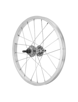 ROUE CITY 16" x 1.75 ALU ARRIERE MOY ACIER 110 mm AXE PLEIN ROUE LIBRE 1V.