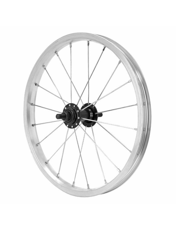 ROUE CITY 350A ALU AVANT MOY ACIER 85 mm AXE PLEIN