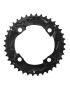 PLATEAU VTT 4BRA D.104 SHIMANO DEORE M617 DOUBLE 38DTS EXTERIEUR ORIGINE NOIR 10V.