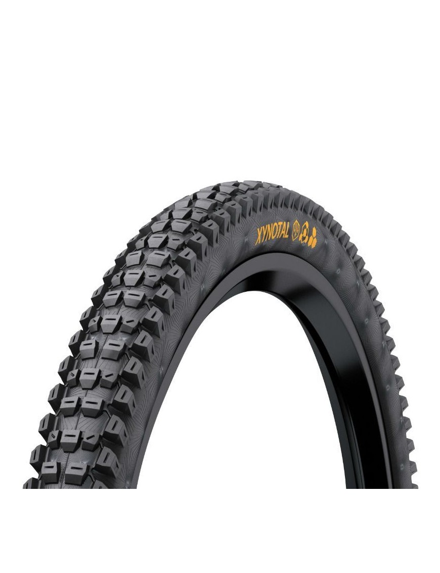 PNEU VTT GRAVITY 27.5 X 2.40 CONTINENTAL XYNOTAL DOWNHILL SUPER SOFT RENFORT FLANC APEX NOIR TUBELESS READY TS (60-584) (650B) 