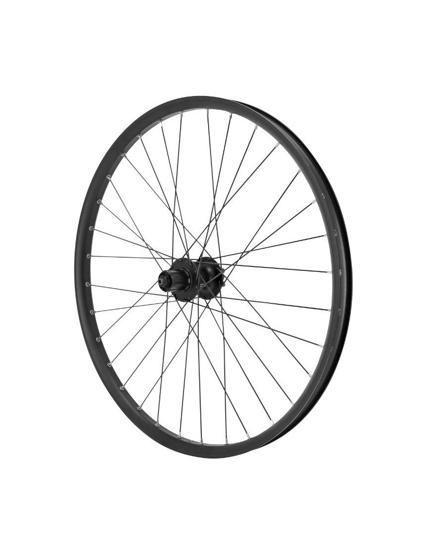 ROUE VTT 26" TRUCKY CARGO - VAE - E-BIKE - LONGTAIL ARRIERE NOIR DOUBLE PAROI DISQUE 6 TROUS CASSETTE 10-9-8V. (RENFORCE) JANTE