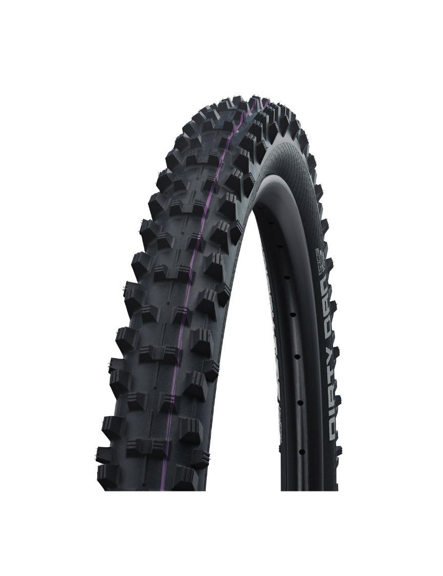 PNEU VTT 29 X 2.35 SCHWALBE DIRTY DAN SUPER DOWNHILL ADDIX ULTRASOFT TLE TUBELESS-TUBETYPE NOIR TR (60-622) (TERRAIN BOUEUX)