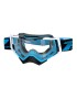 MASQUE-LUNETTES CROSS PROGRIP 3309 TR RAPID BLEU CLAIR-NOIR-BLANC ECRAN TRANSPARENT ANTI-RAYURES-ANTI U.V.-ANTI-BUEE (HOMOLOGUE