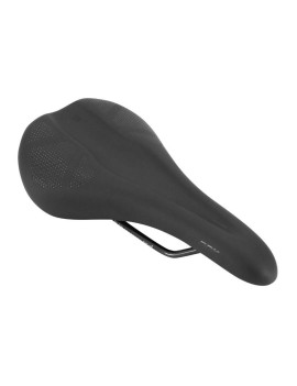 SELLE NEWTON ROUTE-VTT NOIR MAD 276x151mm RAIL ACIER NOIR