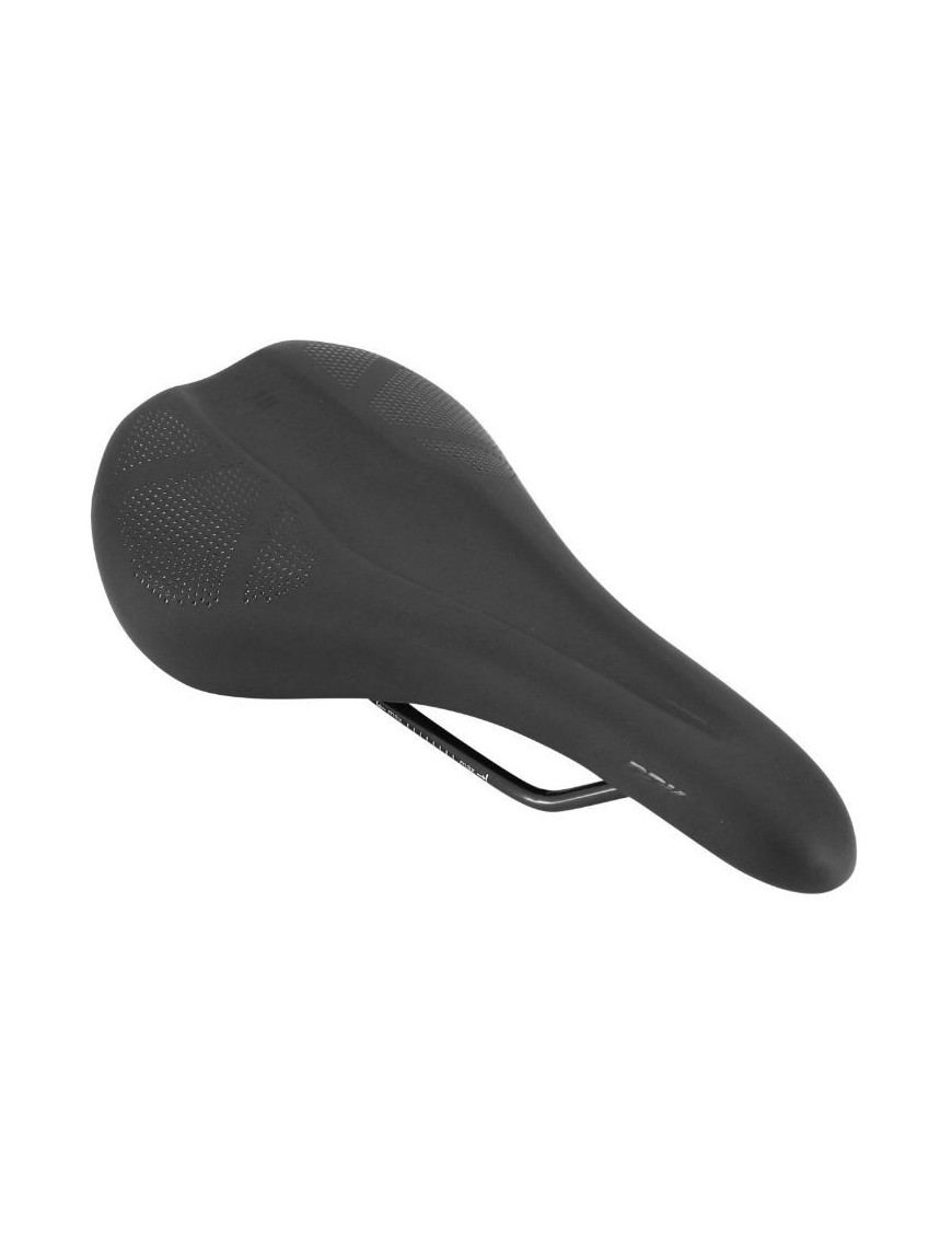 SELLE NEWTON ROUTE-VTT NOIR MAD 276x151mm RAIL ACIER NOIR