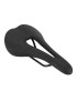 SELLE NEWTON ROUTE-VTT NOIR MADSAD2 AVEC TROU CENTRAL 276x154mm RAIL ACIER NOIR