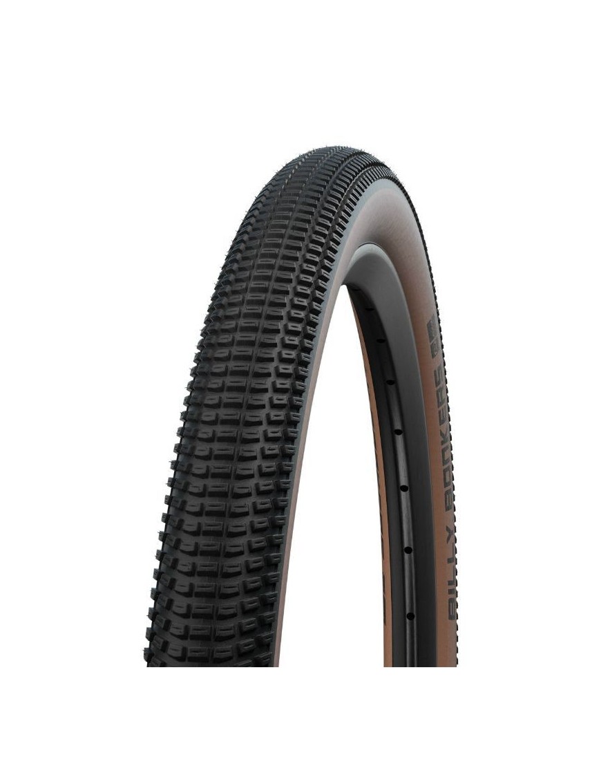 PNEU VTT DIRT 26 X 2.10 SCHWALBE BILLY BONKERS NOIR-FLANC BRONZE TR (54-559) RENFORT K-GUARD