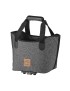 PANIER-SAC AVEC POIGNEES IBERA SHOPPING MIK GRISE 17L FIXATION ARRIERE SYSTEME MIK (24x26.5x26cm)