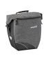 SACOCHE ARRIERE VELO LATERALE IBERA PRO GRISE 30L FIXATION SYSTEME PAKRAK SIDE (32x16x34cm) - COMPATIBLE AVEC PORTE BAGAGE 2056