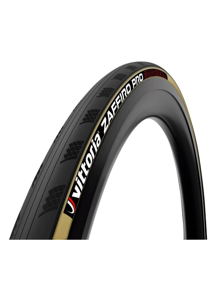 PNEU ROUTE 700 X 28 VITTORIA ZAFFIRO PRO GEN 5 NOIR-BEIGE GRAPHENE 2.0 TS (28-622)