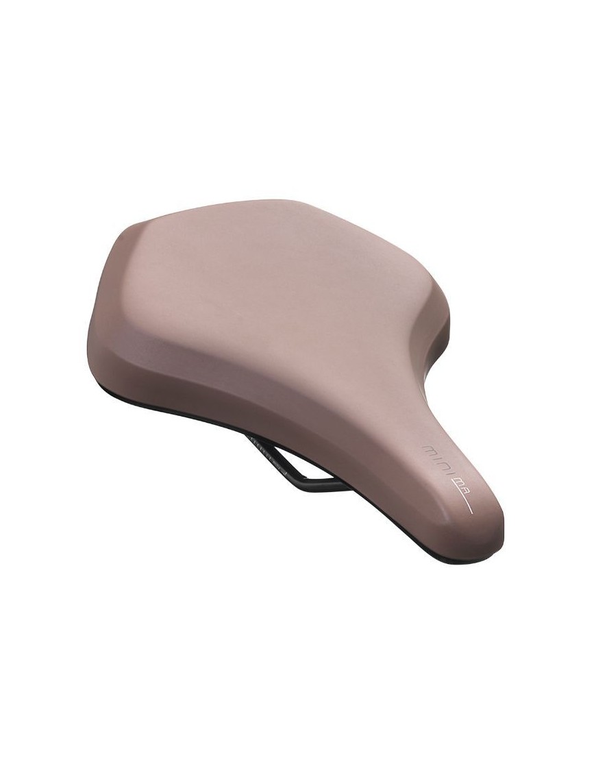 SELLE NEWTON CITY ROY MINIMA MARRON CLAIR 262x190mm RAIL ACIER