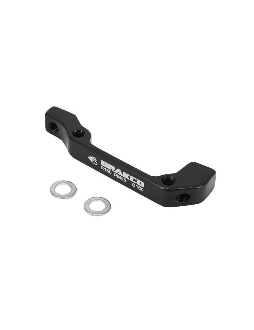 ADAPTATEUR FREIN A DISQUE VTT ARRIERE BRAKCO DISQUE 160mm ETRIER POST-MOUNT SUR CADRE INTERNATIONAL