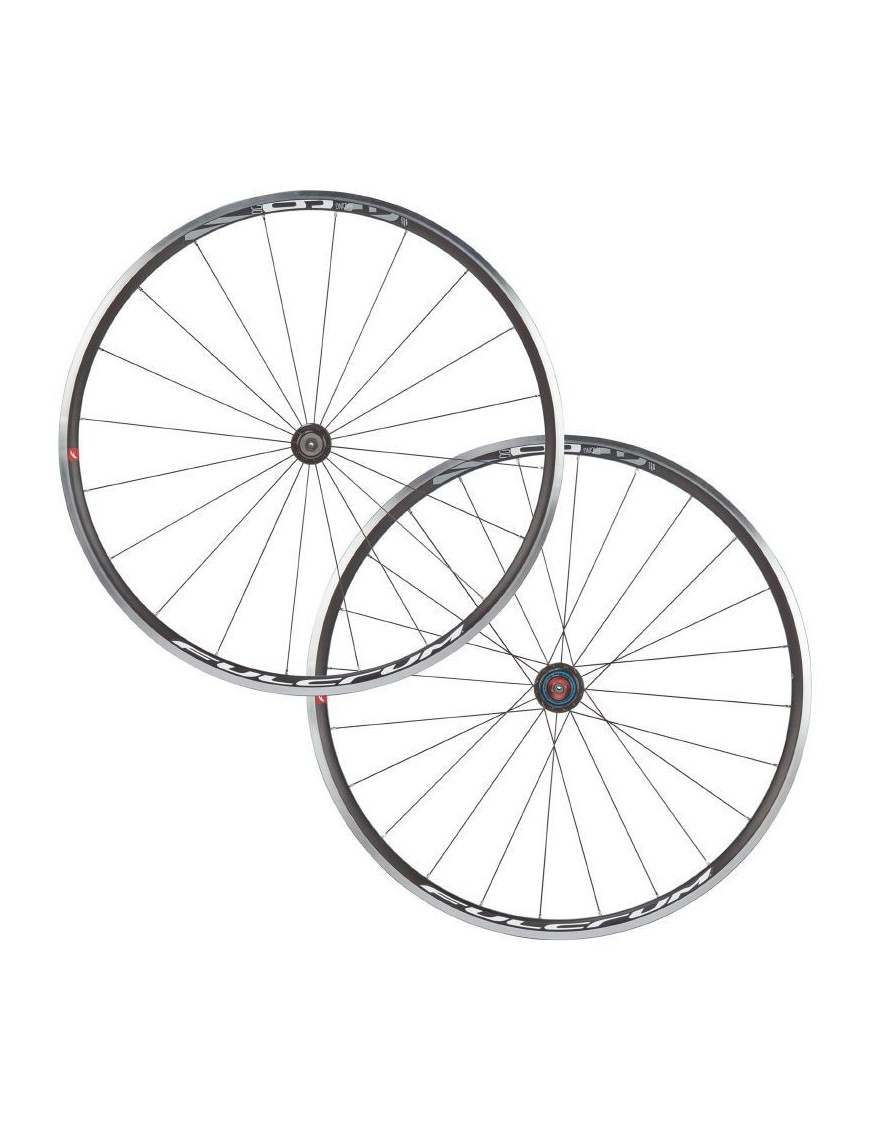 ROUES ROUTE 700 FULCRUM RACING 900 NOIR CASSETTE SHIMANO 11-10V. (PAIRE)