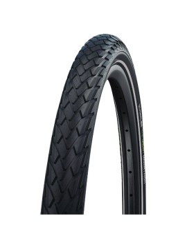 PNEU CITY 27 X 1 1-4 SCHWALBE MARATHON GREEN NOIR TR (32-630)  RENFORT GREENGUARD FLANC REFLEX COMPATIBLE VAE