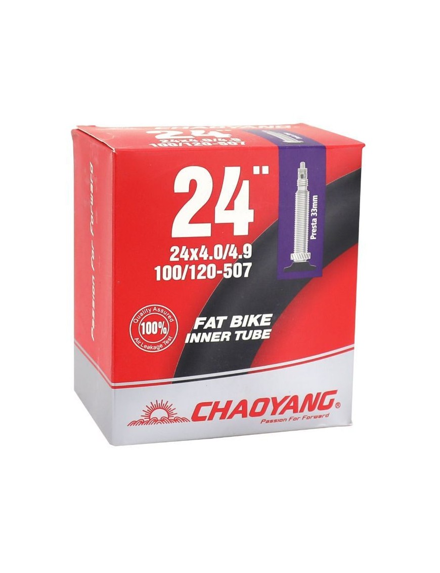 CHAMBRE A AIR VELO 24 x 4.00-4.90 CHAOYANG VALVE PRESTA 33mm