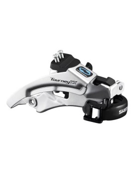 DERAILLEUR VTT AVANT SHIMANO ALTUS et TX800  7-8V. COLLIER BAS 34,9-31,8-28.6 TIRAGE HAUT ET BAS