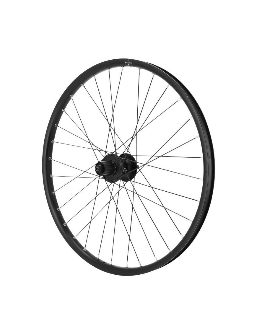 ROUE VTT 24" KARGO - VAE - E-BIKE M650 DISQUE TUBELESS READY ARRIERE NOIR DOUBLE PAROI MOYEU SHIMANO M475 CASSETTE 11-10-9V. DI