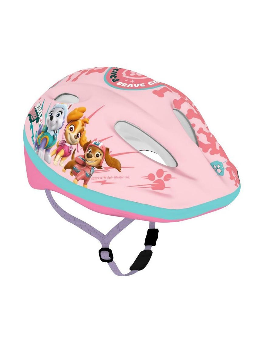 CASQUE VELO ENFANT V2 PAW PATROL FILLE AVEC MOLETTE REGLAGE TAILLE 52-56 (PAT PATROUILLE) (VENDU SUR CARTE)