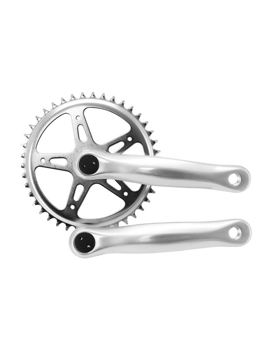 PEDALIER CITY P2R MANIVELLES ALU 170mm PLATEAU 42D. CHAINE 2.38 (3-32")