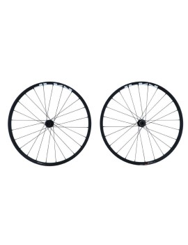 ROUES VTT 29" SHIMANO MT500 BOOST DISC CENTERLOCK AVANT+ARRIERE 10-11V. NOIR PNEU AXE TRAVERSANT 12-148 et 15-110 (VENDU A LA P
