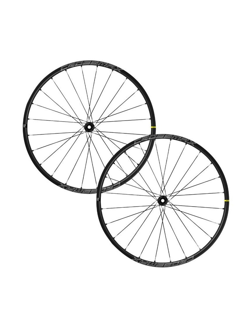 ROUES VTT 29 MAVIC CROSSMAX DISC CENTERLOCK TUBELESS CASSETTE MICROSPLINE 12V. POUR AXE TRAVERSANT BOOST 15X110 ET 12x148 (PAIR