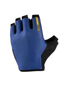 GANTS VELO COURT MAVIC ESSENTIAL GEL MI-SAISON BLEU   S (PAIRE SUR CARTE) SANS VELCRO