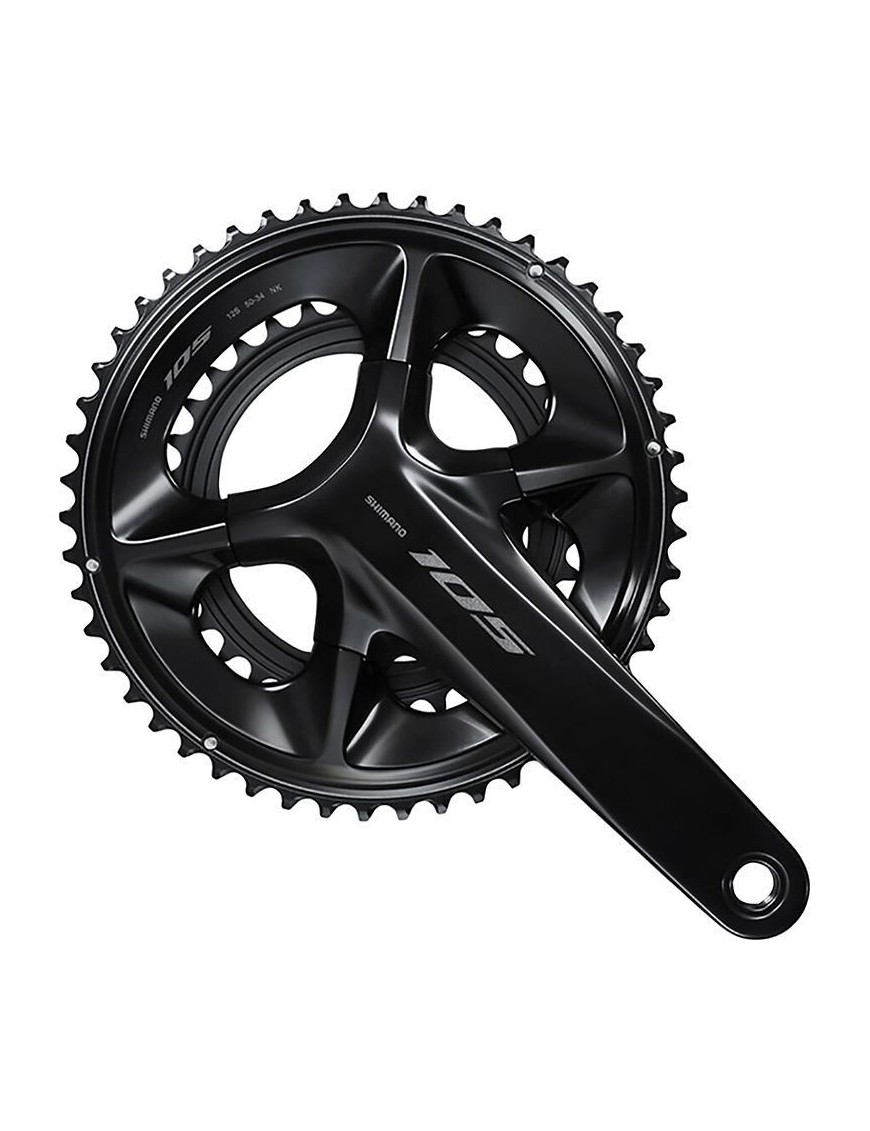 PEDALIER ROUTE SHIMANO 12V. 105 R7100 NOIR 172.5mm 50-34 (MONTAGE ATELIER)