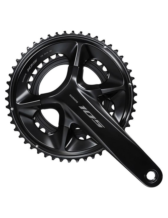 PEDALIER ROUTE SHIMANO 12V. 105 R7100 NOIR 172.5mm 50-34 (MONTAGE ATELIER)