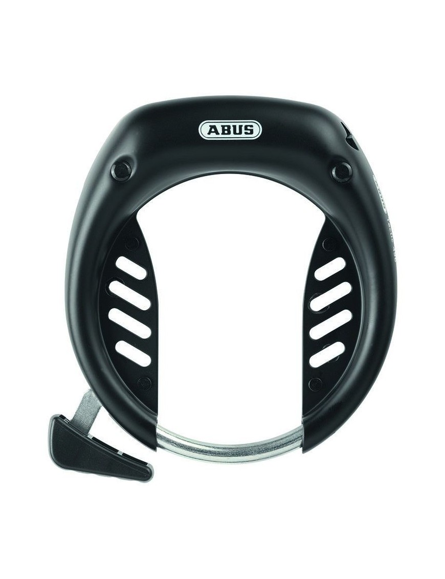 ANTIVOL VELO FER A CHEVAL ABUS TECTIC 496 LH NOIR AVEC SERRURE INTEGREE - SECURITE NIVEAU 6-15 -