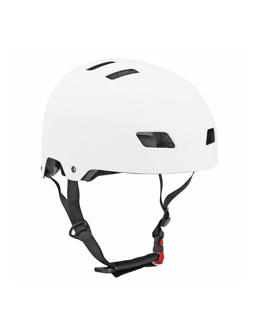 CASQUE VELO-TROTTINETTE ADULTE URBAIN-CITY CB01 BLANC TAILLE  L REGLAGE MOLETTE - SELECTION P2R-